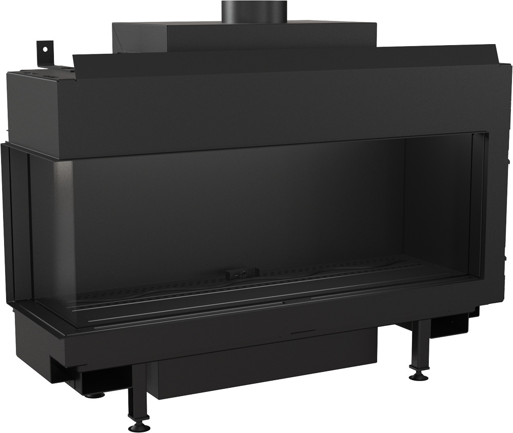 Plynový krb LEO 100 ľavý propán bután fi 100/150 9,5 kW