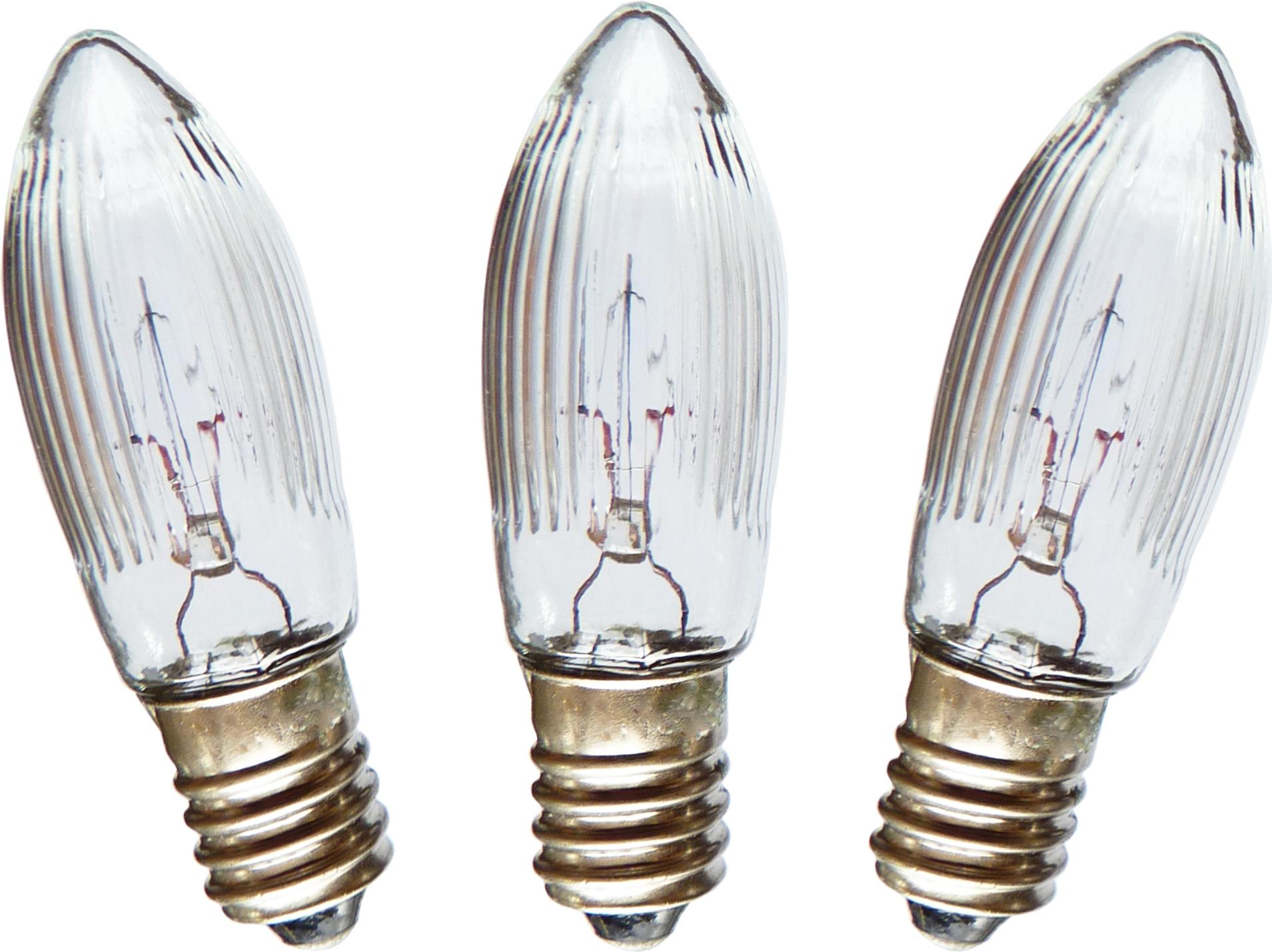 net-Sells 3 Stück Topkerze 15 V / 2,5 W f. AUSSEN - für 15-16 Brennstellen TKa-15V-2,5W-3x