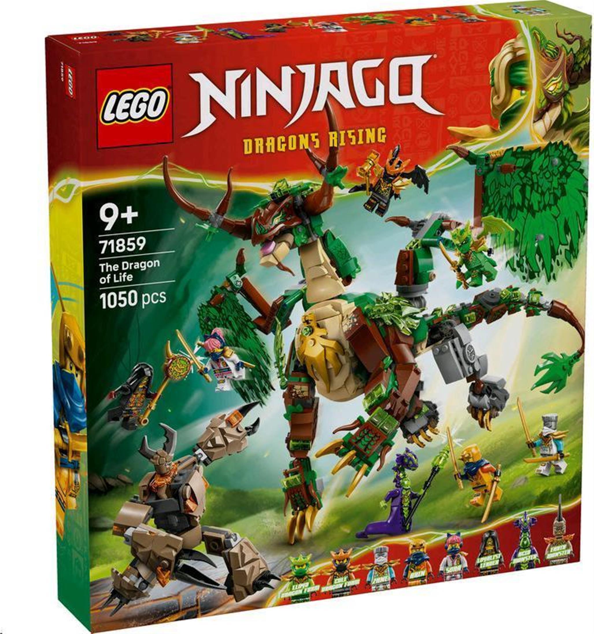 LEGO NINJAGO Drak života, Stavebnica, 9 rok / roky, Plast, 1050 kusov, 1,34 kg