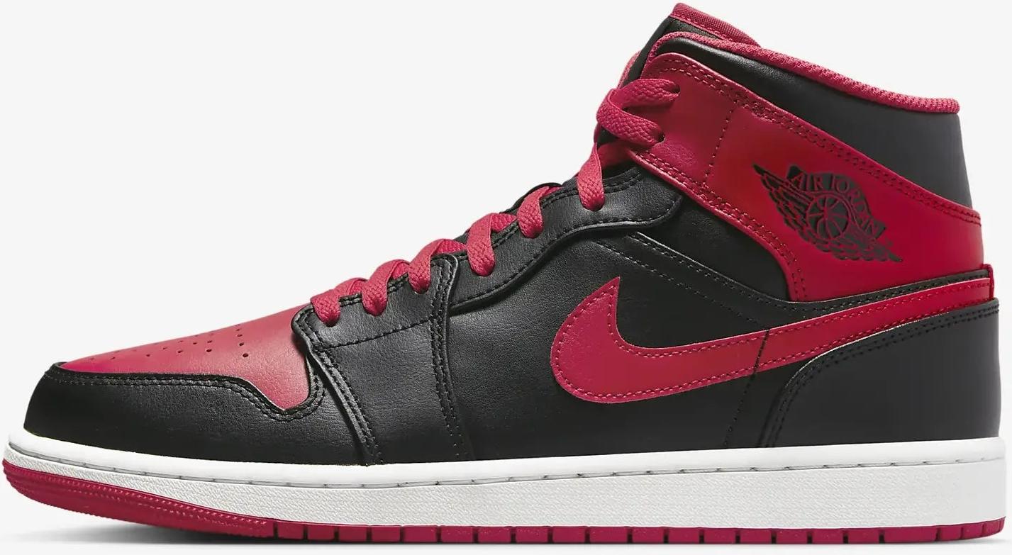 Nike Air Jordan Mid Zwart/Wit/Fire Red - Sneaker - DQ8426-060 nike air force, nike air force 1 low, nike air force heren, nike air force 07, nike air force low, nike force, nike air force wit, 315122-111, nike air force one