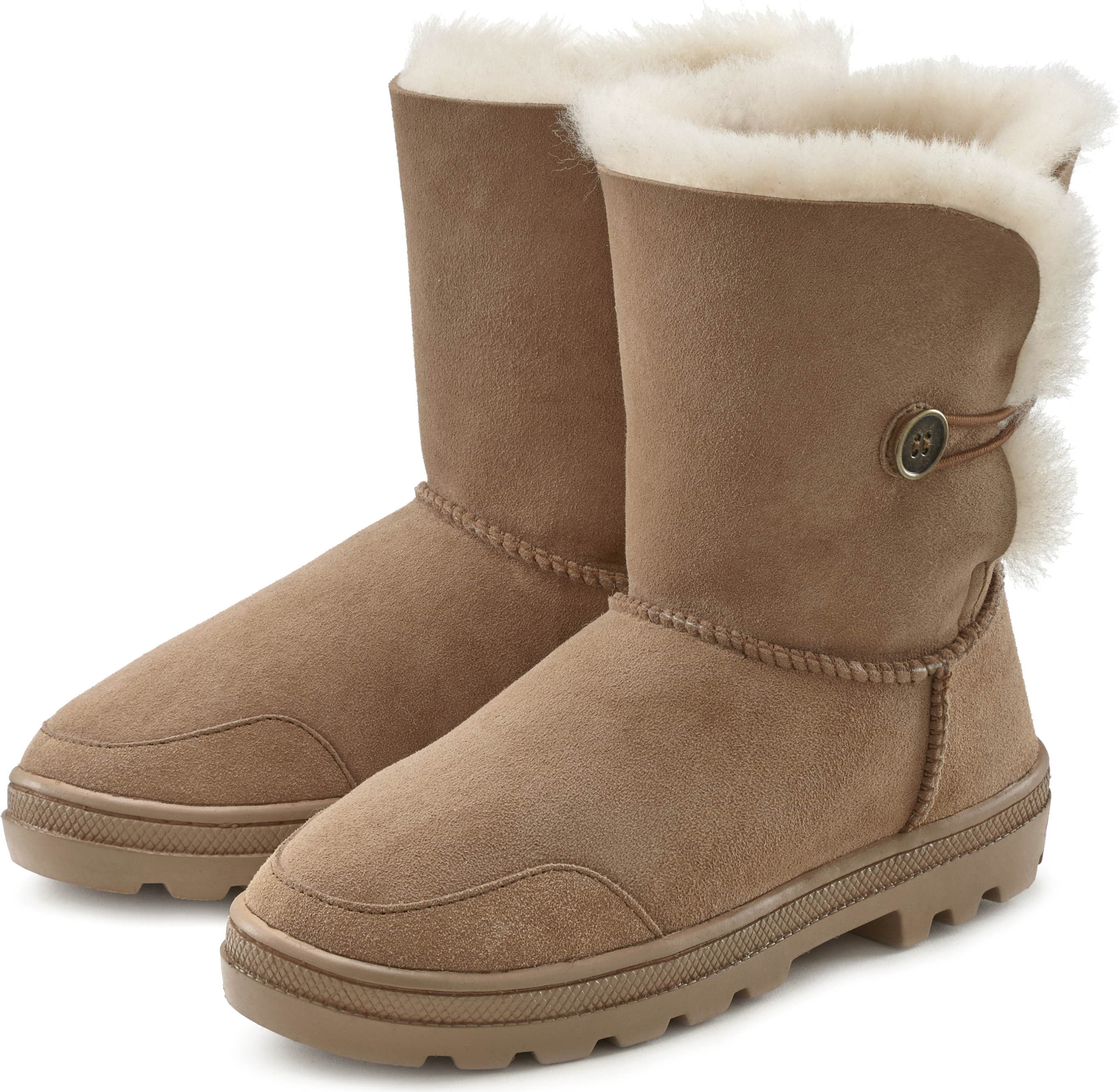 LASCANA Winterstiefel camelfarben Größe 41 14904432_41