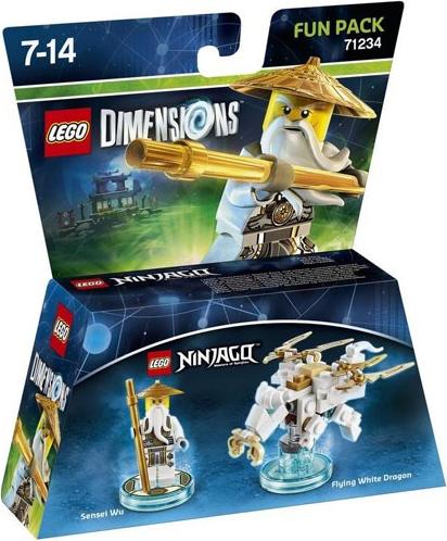 Warner Bros LEGO Dimensions Fun Pack - Ninjago Sensei Wu, Viacfarebný, LEGO