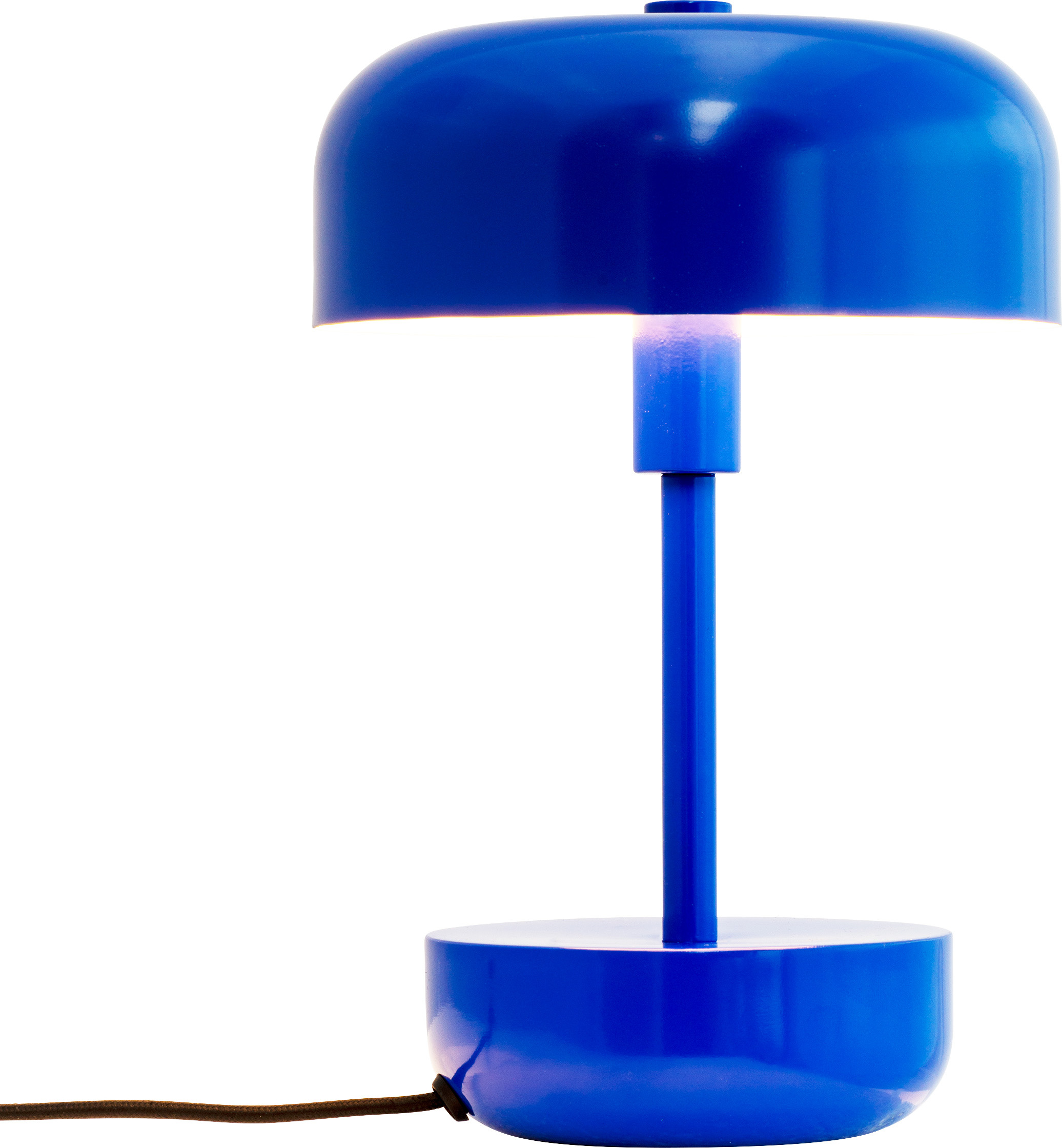 Dyberg Larsen Tischlampe, Tischleuchte, Nachttischlampe, Schreibtischlampe, LED Leselampe, Haipot blau 7199
