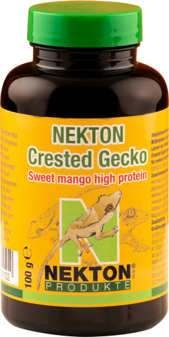 NEKTON Crested Gecko Futter mit Mango - Ausgewogene Ernährung für Stangengeckos 100g NEKTON Crested Gecko Futter, 100g - ausgewogenes Proteinreiches Futter für Stangengeckos und frugivore Geckos