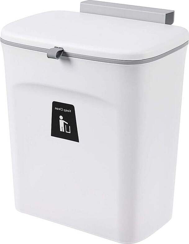 JedBesetzt Küchen-Mülleimer, Hänge-Mülleimer mit Schiebedeckel, für Mülleimer, Schrank-Mülleimer, Küchen-Mülleimer, Multi-Küchenbox K-XMM-250508-47