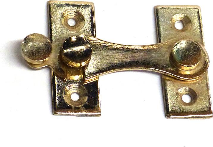 EDM Linkshändiger Hebelhaken aus Messing, 4 cm