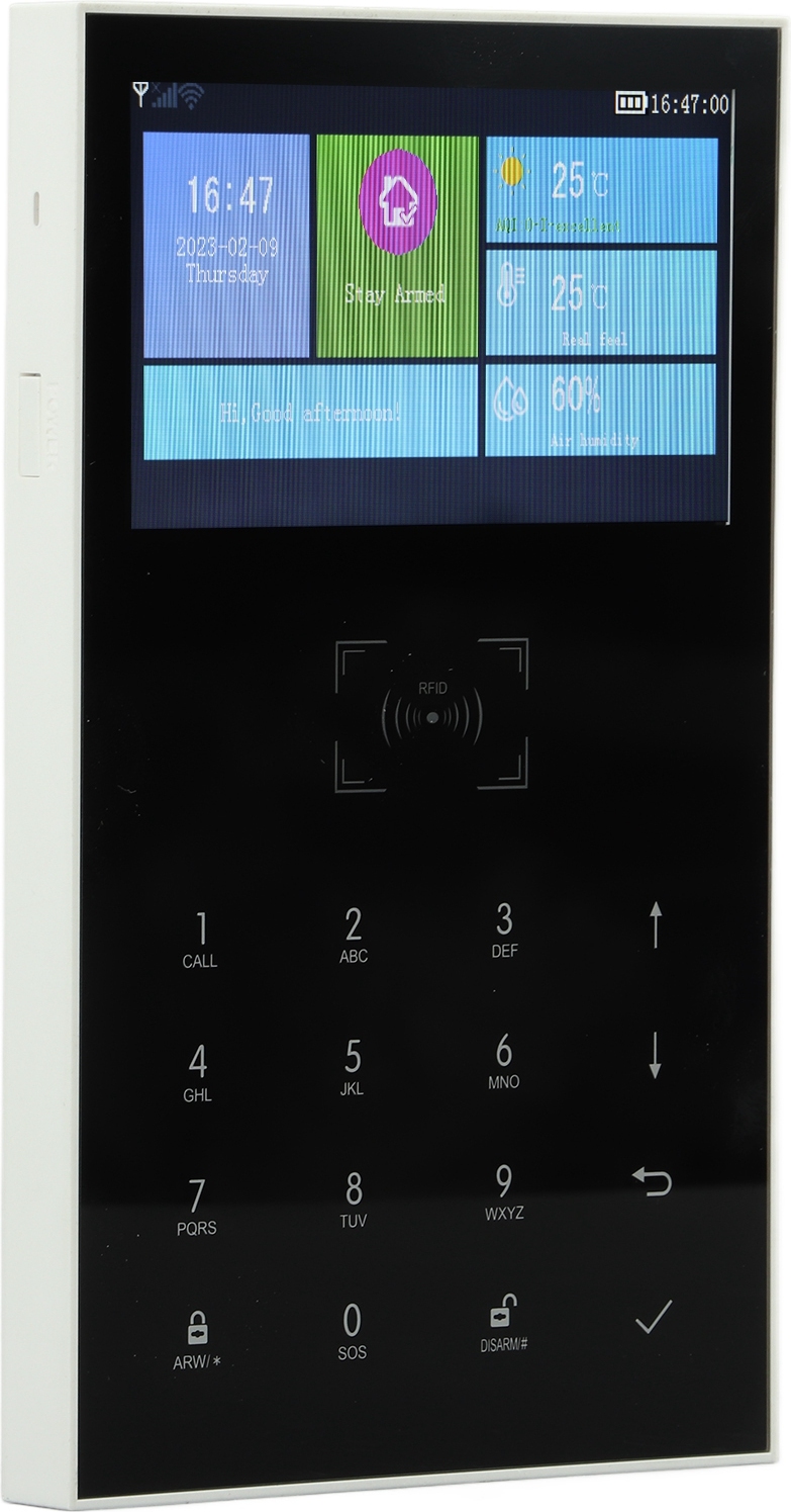 Cocosity Home Security System Wireless WiFi Alarm Burglar System Touchscreen für Smart Home PG 109