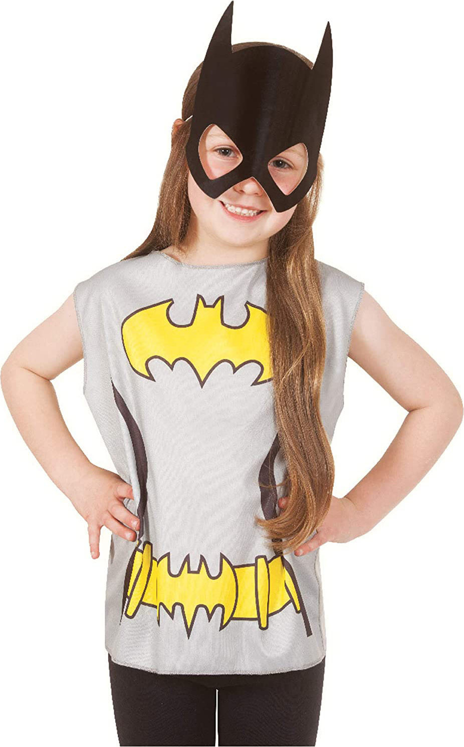 Kinder Batgirl Shirt & Maske # Rubies 33694 (B)