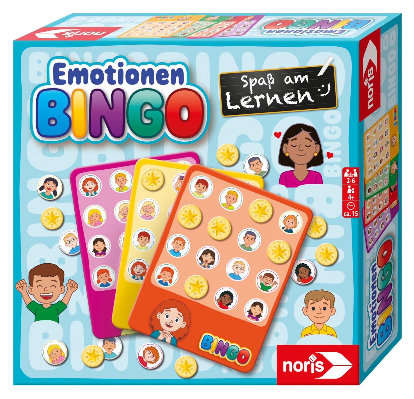 Noris 606012041 - Emotionen Bingo - Neu
