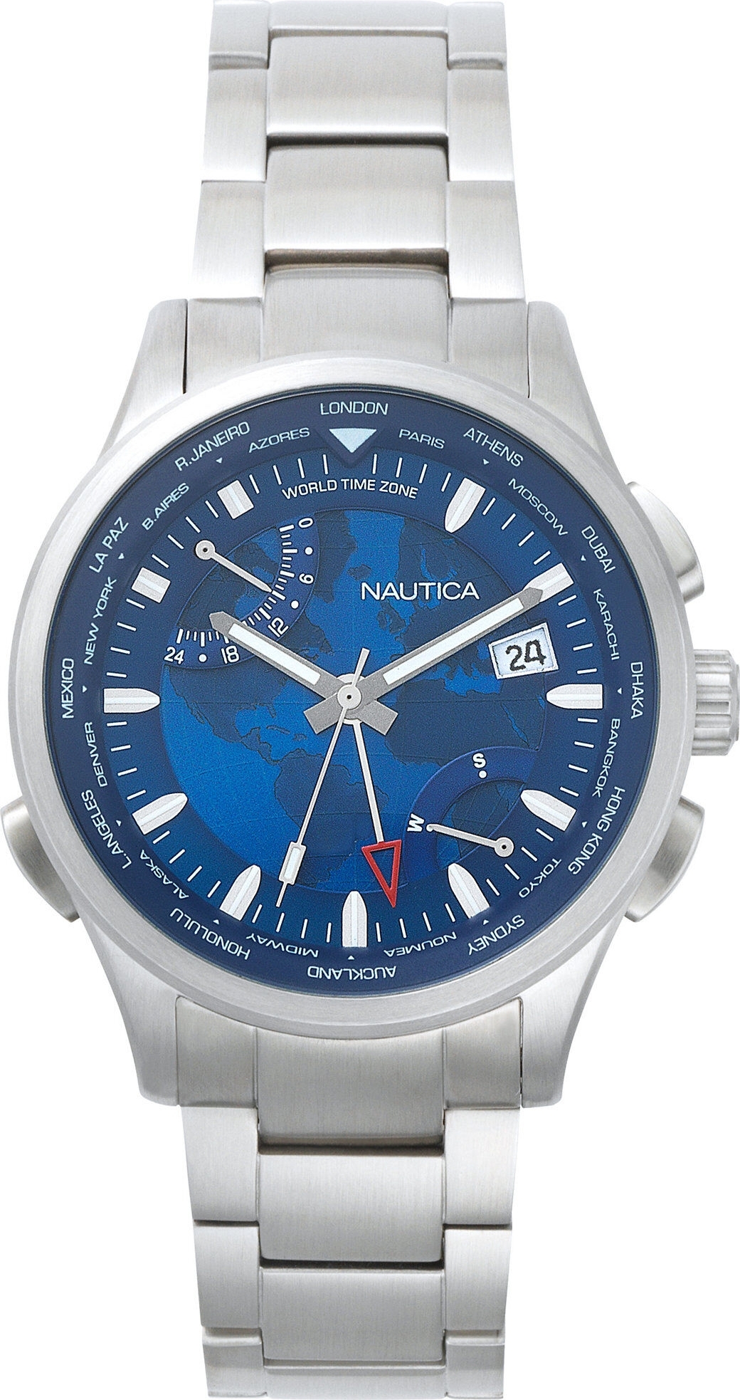 Hodinky NAUTICA model SHANGHAI WORLD TIME NAPSHG003