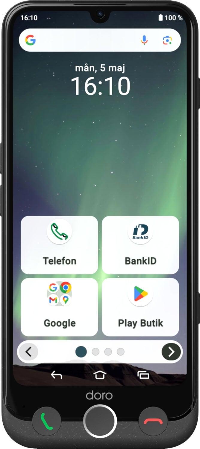 Doro Aurora 31, 15,5 cm (6.1"), 6 GB, 28 GB, 50 MP, Android 14, Grafit