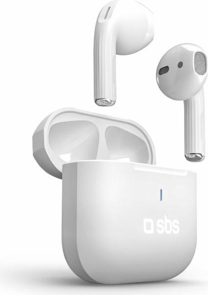 SBS Air Kab, True Wireless Stereo (TWS), Hovor / hudba, Slúchadlá s mikrofónom, Biela