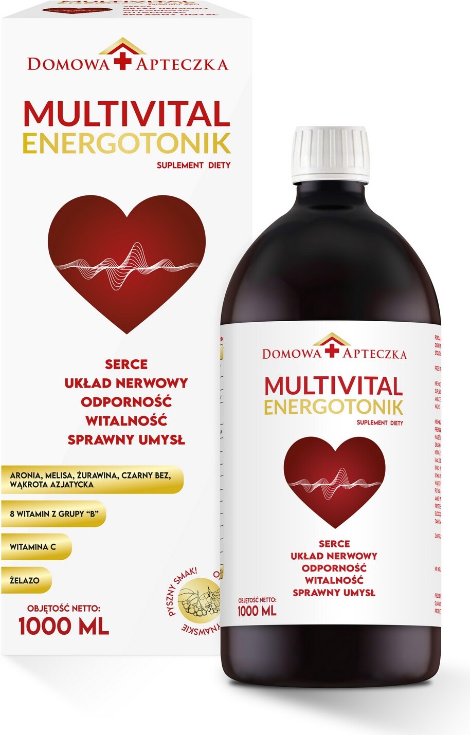 DOMOWA APTECZKA Multivital Energotonik - 14 Wirkstoffe für Energie & Fokus