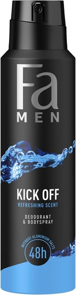 Fa Pflege FA Men Kick-off 48h Spray Deodorant mit erfrischendem Duft 150ml