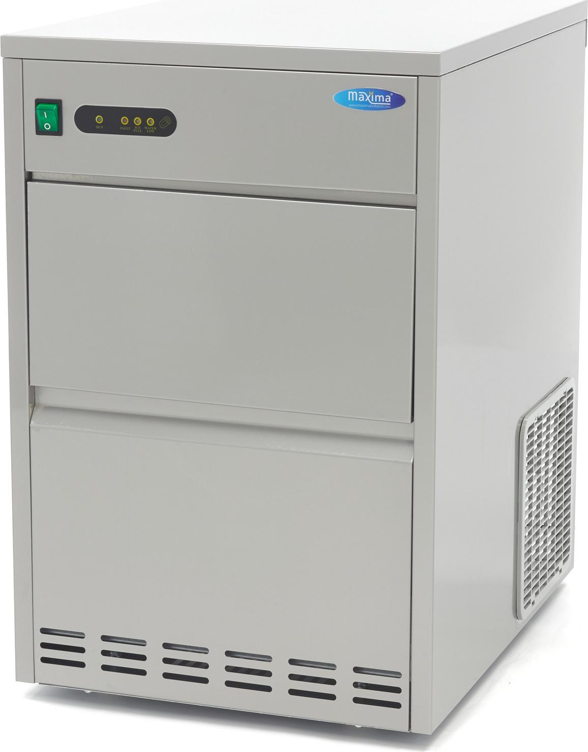 Maxima - Gastro Eiswürfelmaschinen - 45 kg/Tag - Kugelwürfel - Wasser Gekühlt