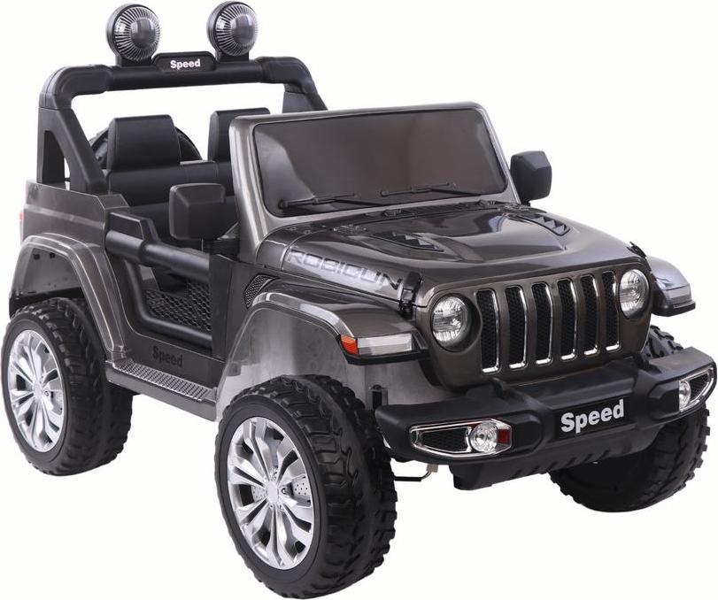 Elektro-Rutschauto 4x4, silber lackiert