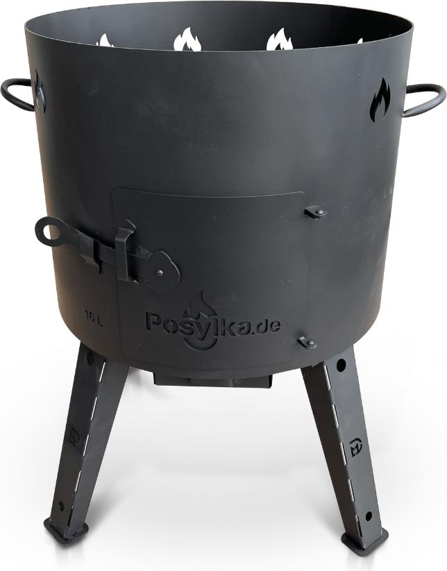 Davr Metall Feuerofen - KazanoFF, für Usbekische Kasan 16 Liter, Ø 44 cm