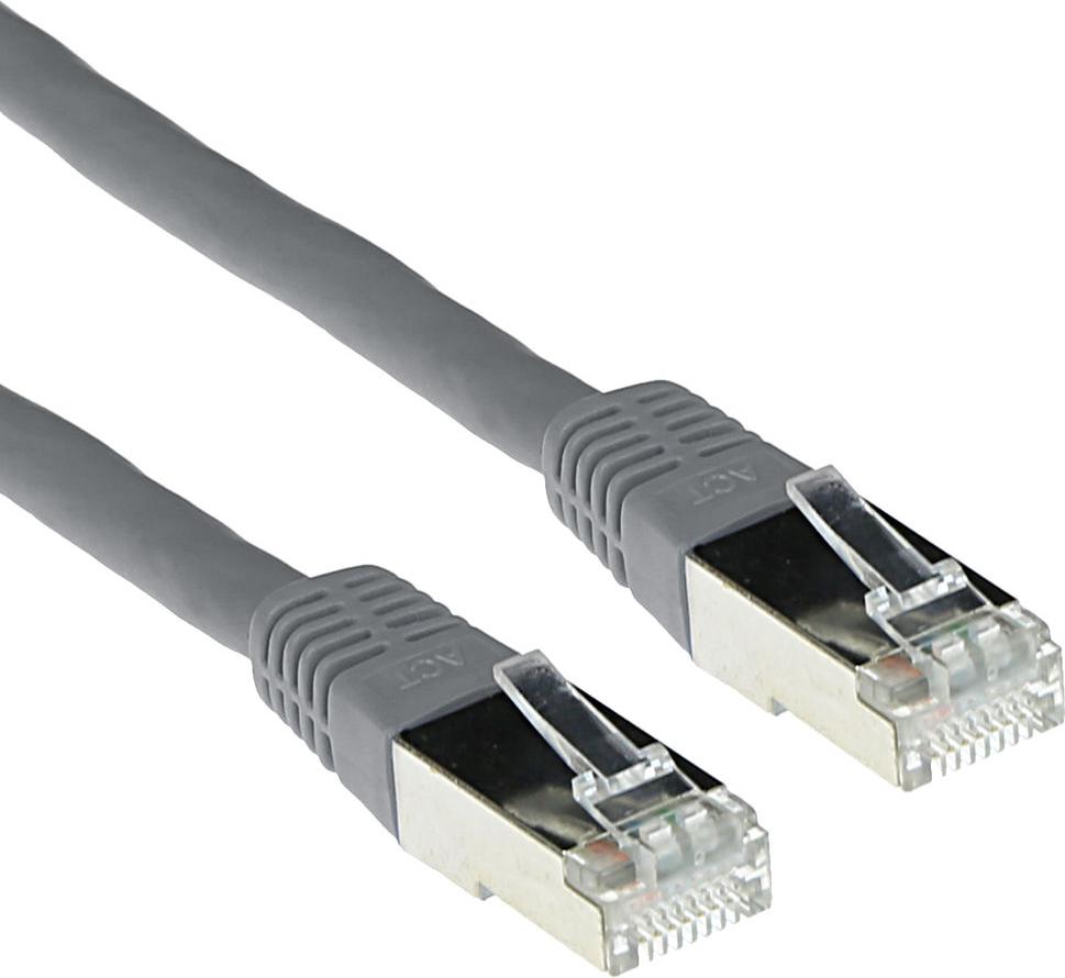 ACT Patchcord SSTP Category 6 PIMF, Grey 3.00M, 3 m, Grau 32834