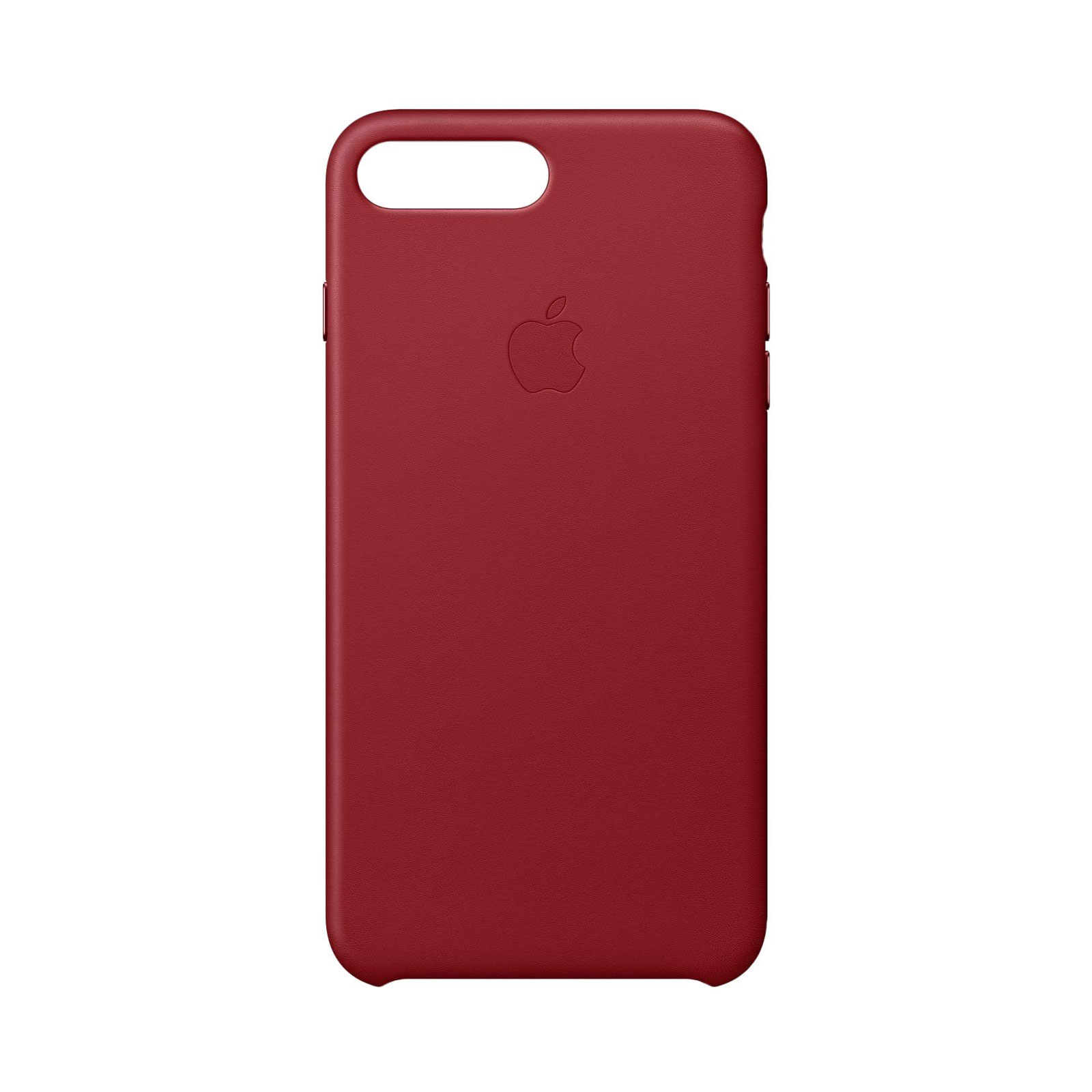 Apple iPhone 7 Plus/ iPhone 8 Plus Hülle - Echtleder - Hard Case/Backcover - Rot i7P49687408
