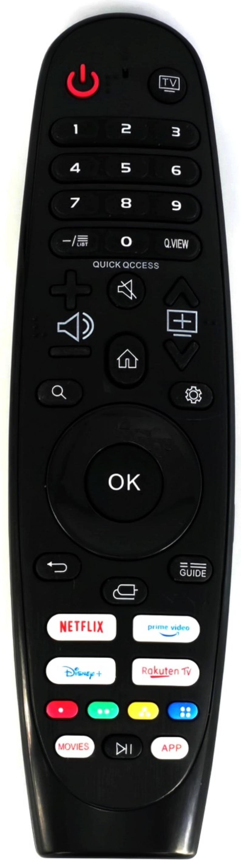 Alltro Ersatz Fernbedienung für LG TV OLED55B9PLA | OLED55B9SLA | OLED55BX6LB | CRC2020V