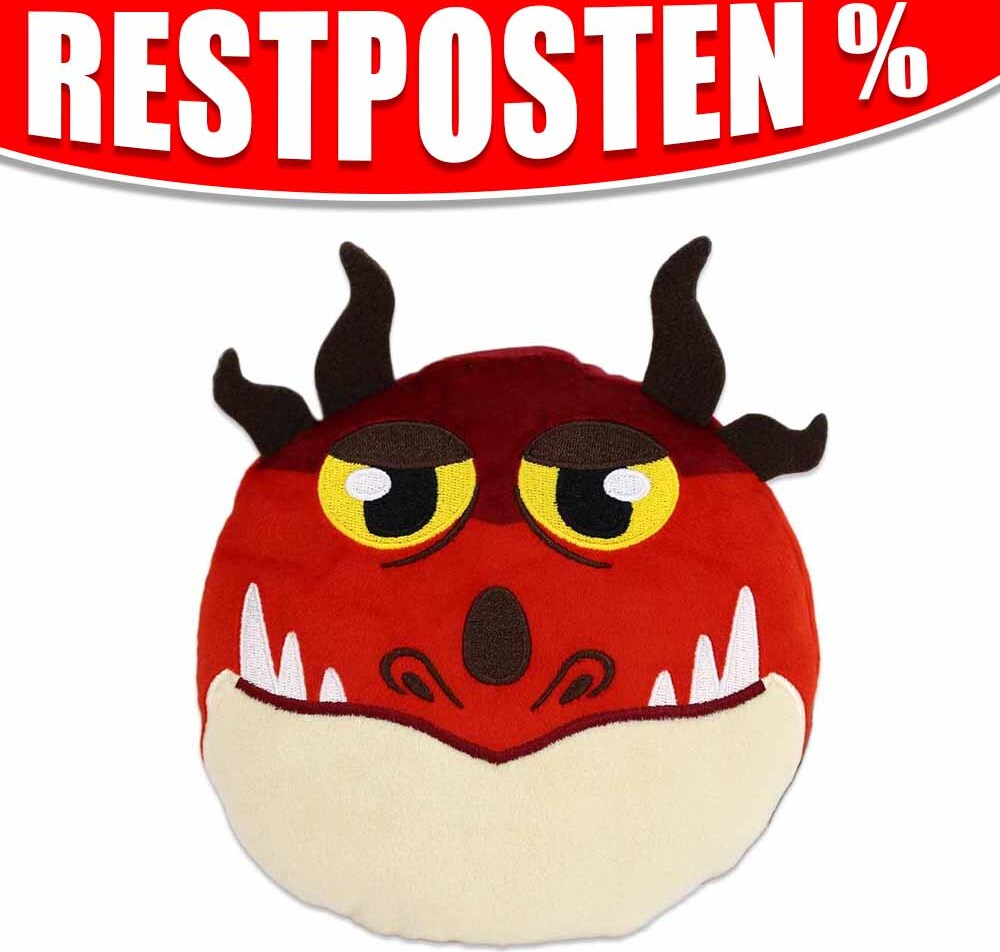BEMIRO Dragons Hakenzahn Kuscheltier Kissen - ca. 16 cm