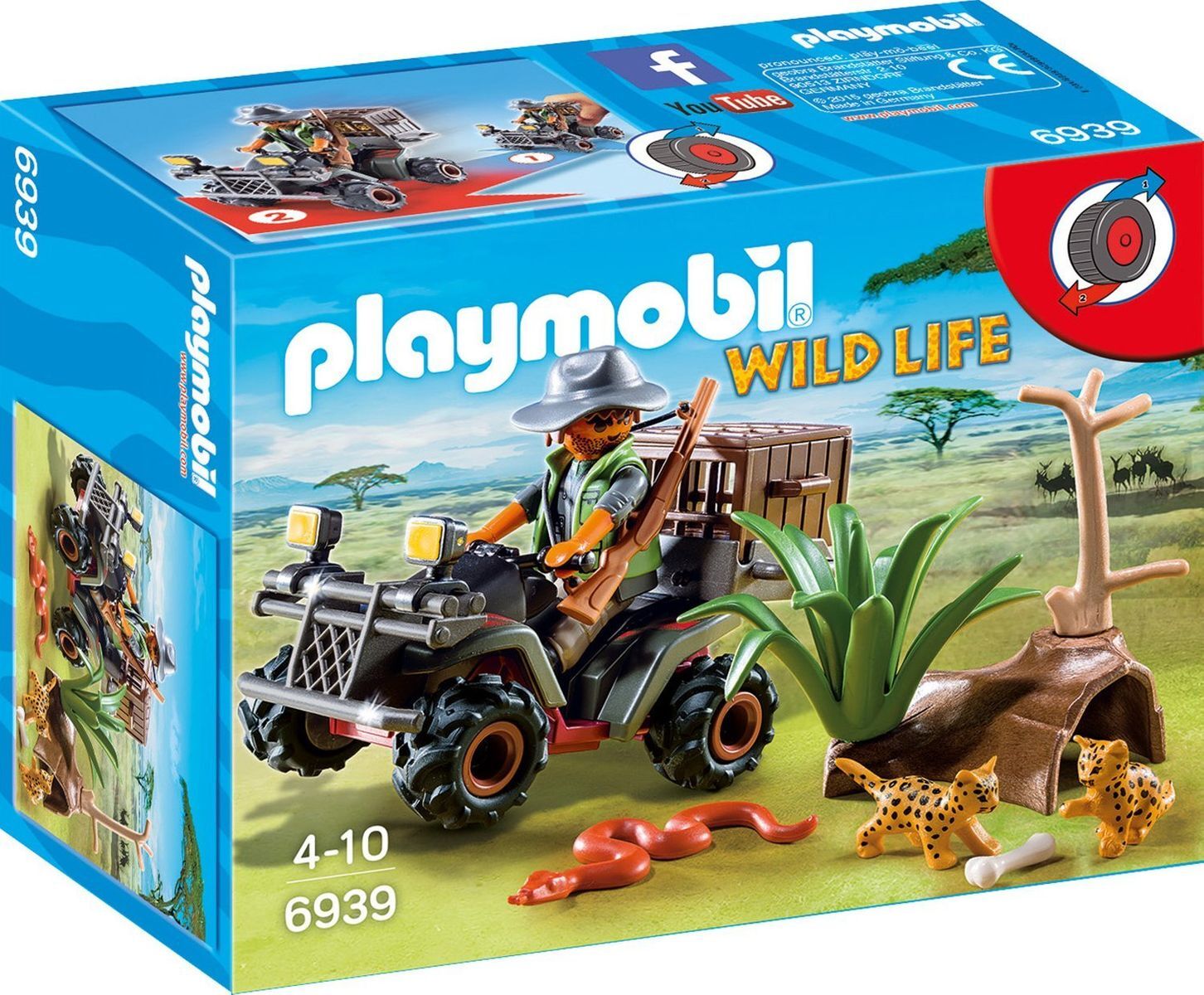 PLAYMOBIL 6939 - Wilderer mit Quad r175928