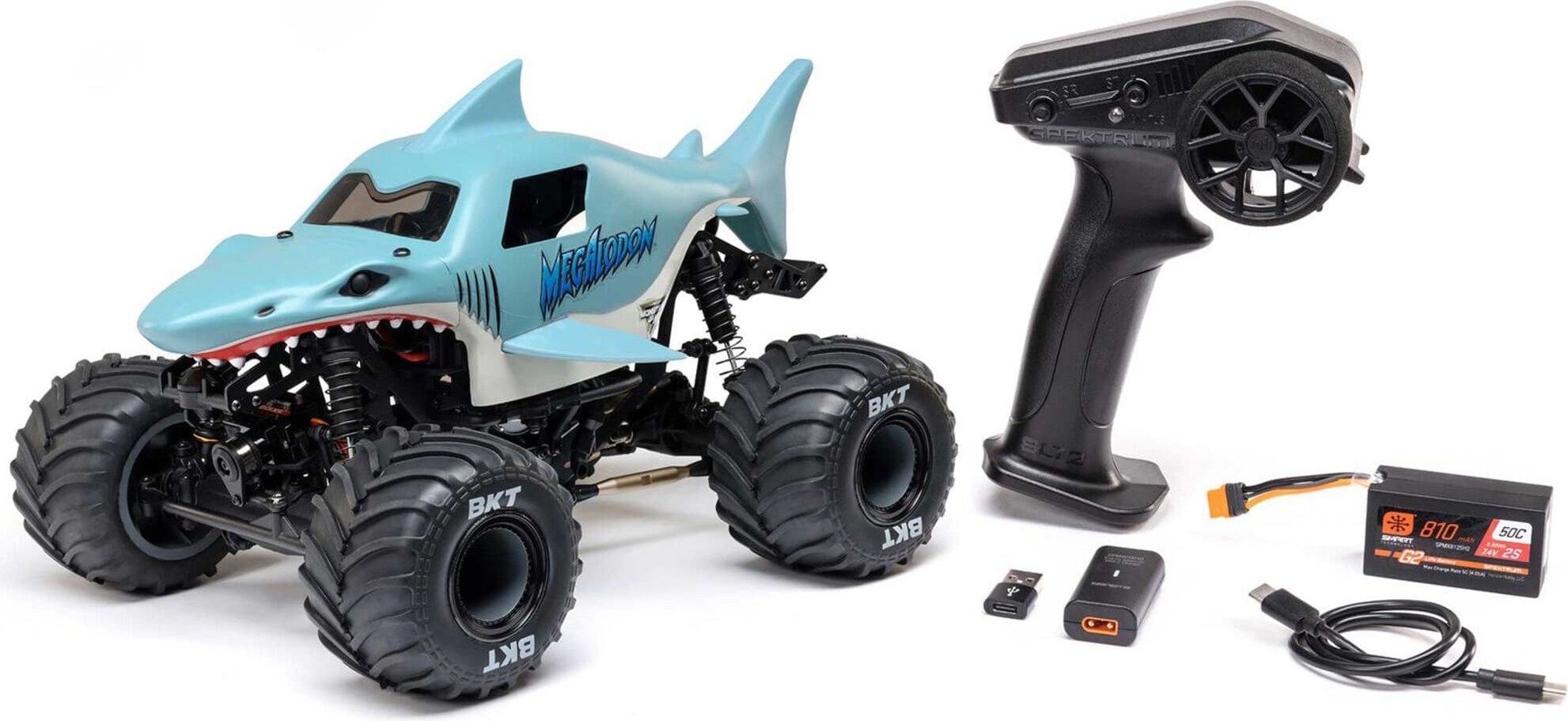 Losi Mini LMT 1:18 4WD RTR Megalodon LOS01026T3