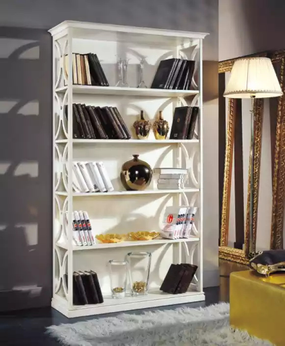 AEA Bücherregal Klassischer Holz Regal Schrank Büro Einrichtung Designer Einrichtung