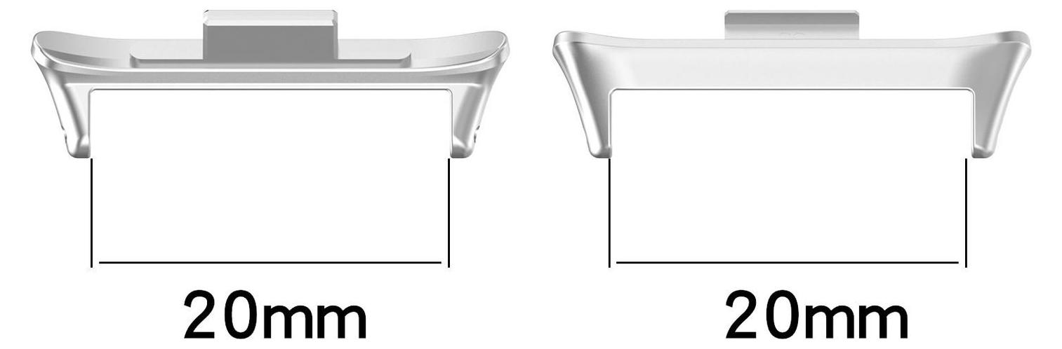 Pre Xiaomi Smart Band 9 Pro 1 pár pásu z nehrdzavejúcej ocele 20 mm konektor adaptér