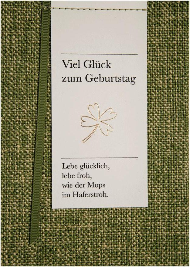 räder Poesiealbumkarte "Viel Glück zum Geburtstag" 63169