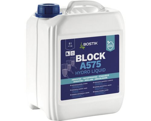Bostik Block A575 Hydro Liquid 5Liter Kanister Horizontalsperre Horizontalstopp 30621373
