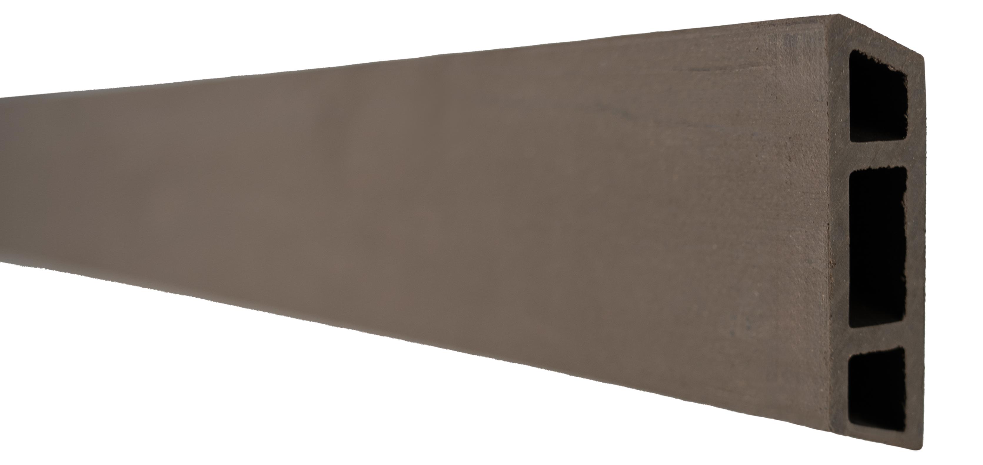 Ligna-Gard GmbH Ligna Gard Musterstück WPC Zaun Texel Holzstruktur Schokobraun Holzstruktur 20 cm