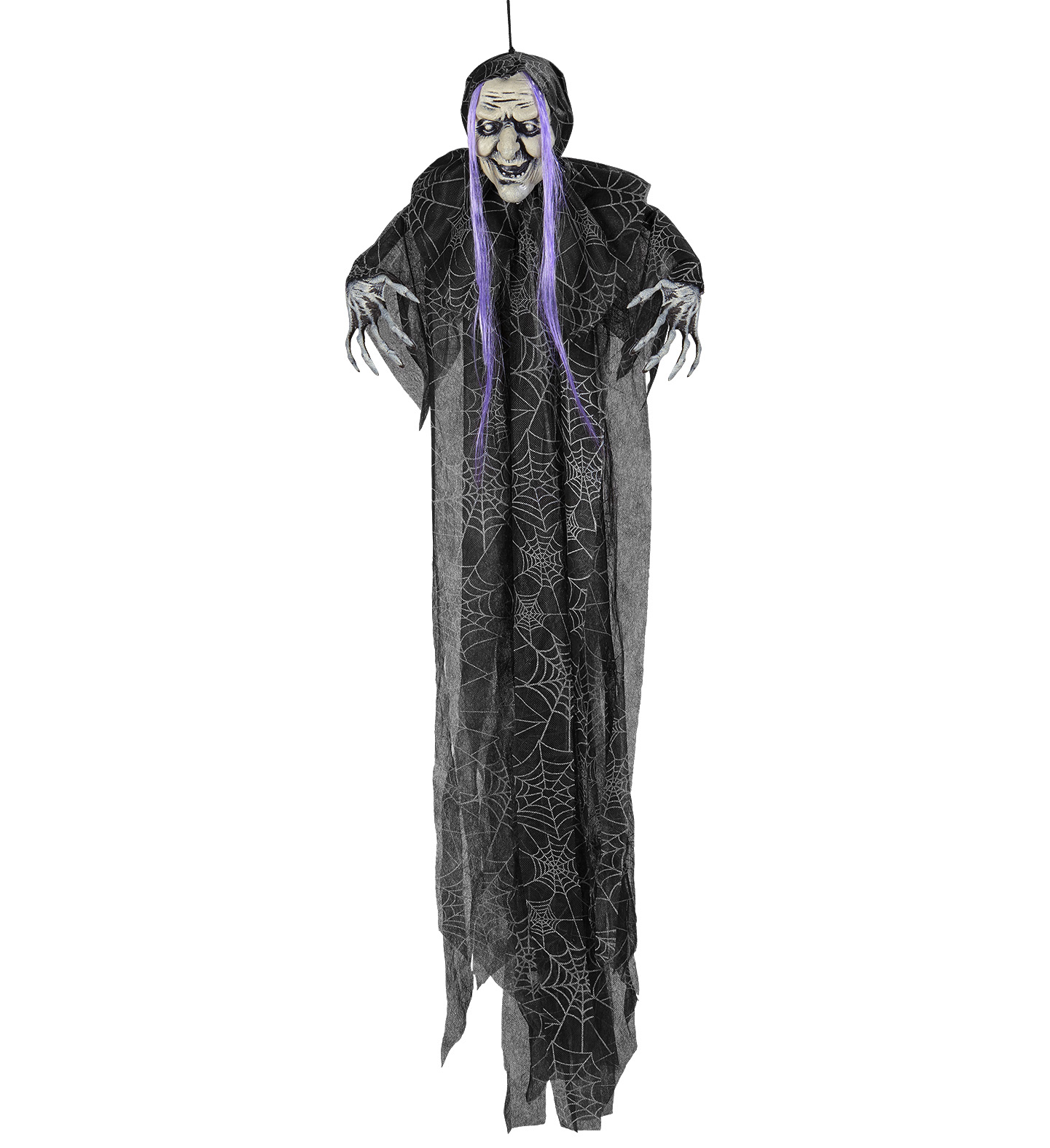Bunrun Halloween-Hexe Zum Aufhängen – Harz-Figur Ca. 20 Cm, Gruselige Party-Deko