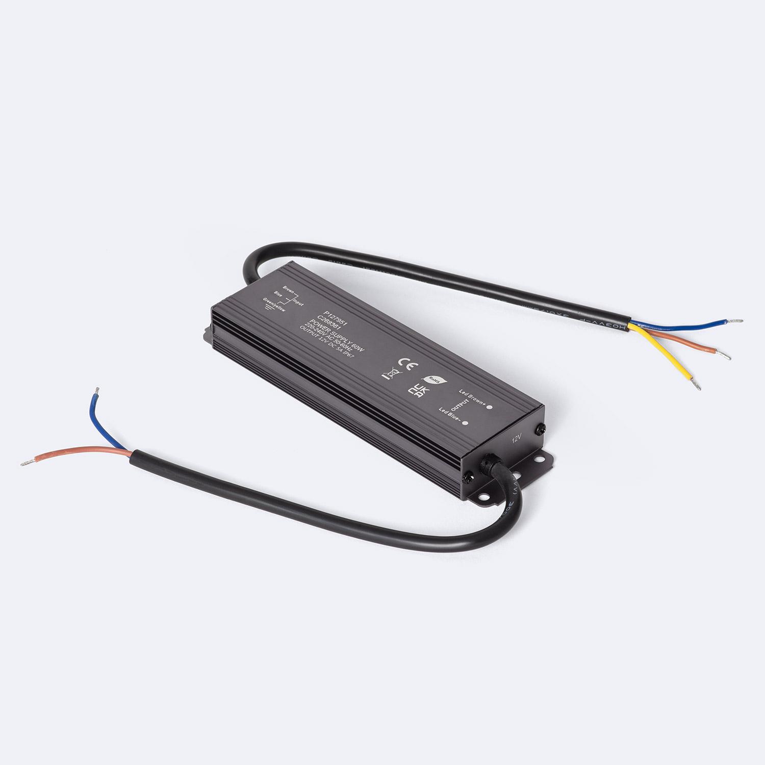 LEDKIA Netzteil Wasserdicht 12V DC IP67 60 W