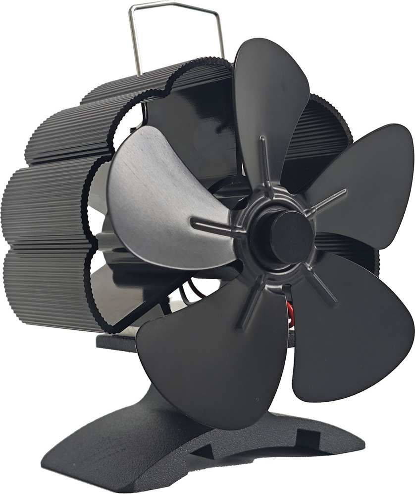 HpLive Kaminventilator 6 Blätter - Energieeffiziente Wärmeverteilung Ohne Strom, 195x95x230mm