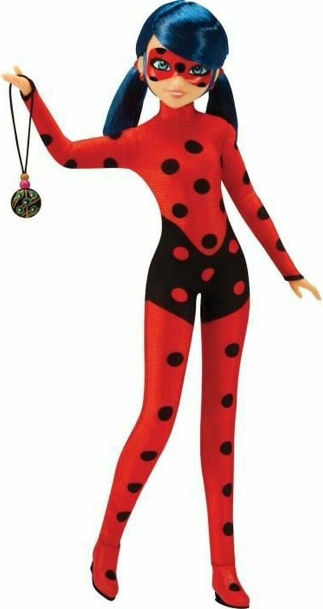 BANDAI - Miraculous Ladybug - Puppe - Marinette - Ladybug Lucky Charm - 26 cm große Ankleidepuppe - P50012 BAN3701405807511