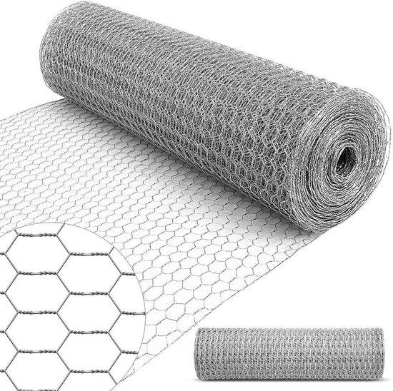 OEM 25mm Zeshoekige Tierdraadnet - Gegalvaniseerd Draadnet - Hek mit Draadnet - Tierhaus Hekken - Gartenzaun - 1.0Mx25M Tierbeschutzung 2026