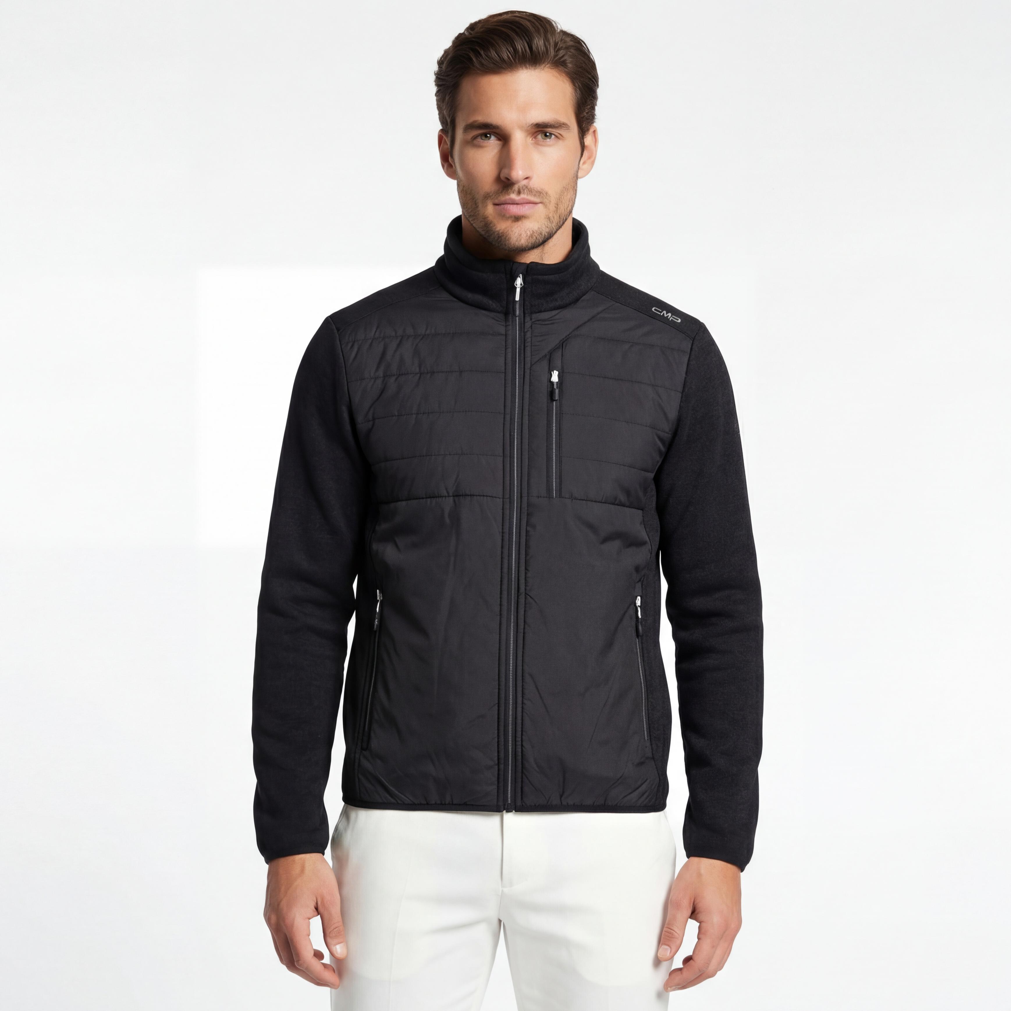 Jacke CAMPAGNOLO Man Hybrid Nero Schwarz Schwarz MIT