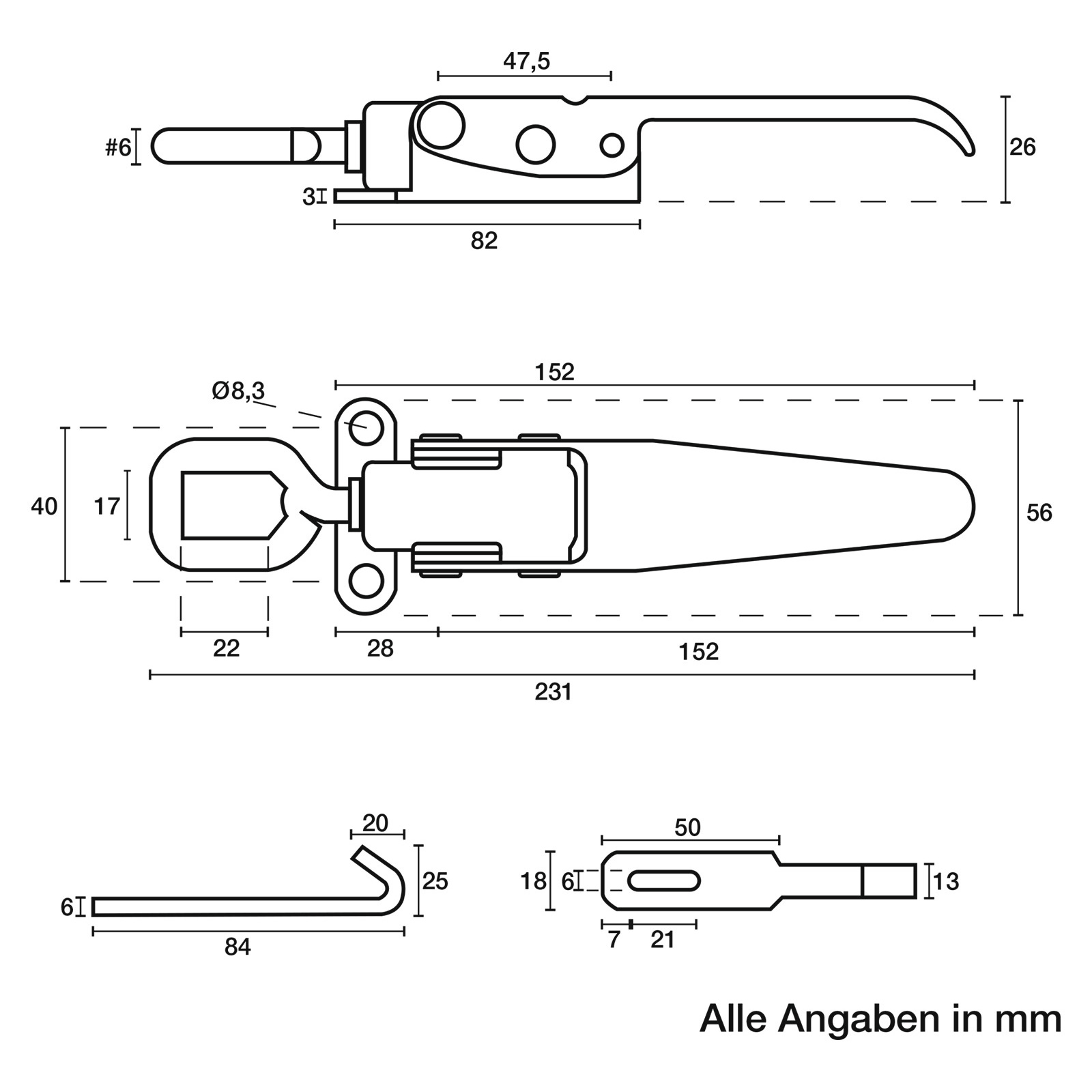 DEMA Federbelastete exzentrische Kappe mit Halter 31163