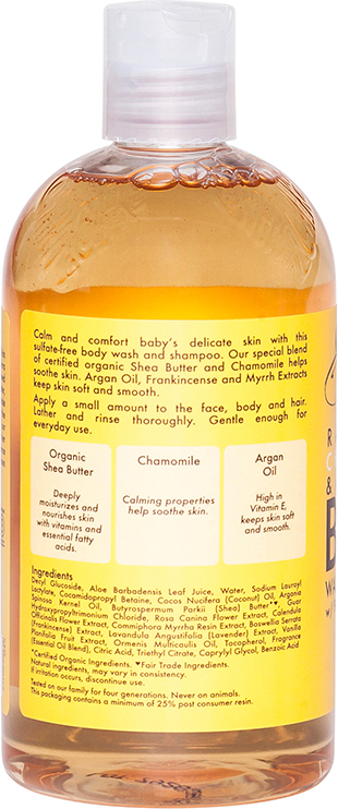Shea Moisture Baby Wash&Shampoo, Head-To-Toe, 384ml 925310