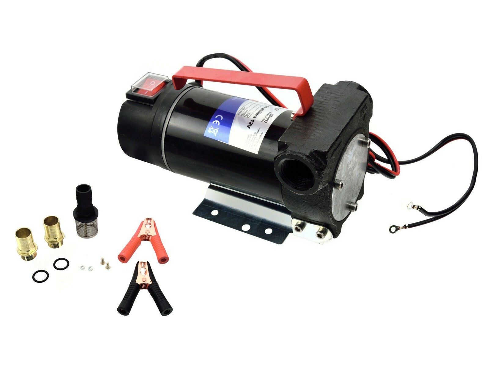 Geko G01022 - Geko transfer pump de diesel self-priming (12 VC), Farbe schwarz