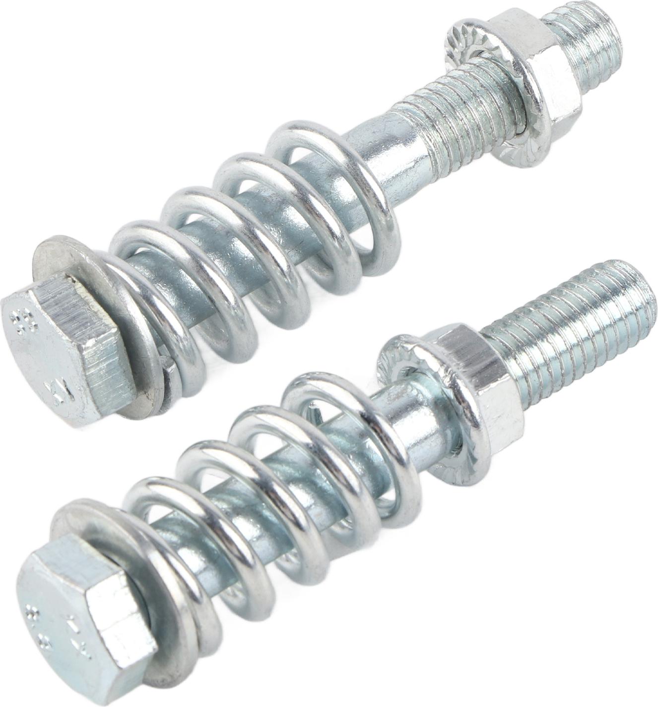 Gistuch M10x1.5 Auspuff -Feder -Bolzen -Nuss -Kit mit Dichtung Hardware Reparatur Ersatz für Nissan Altima / Sentra