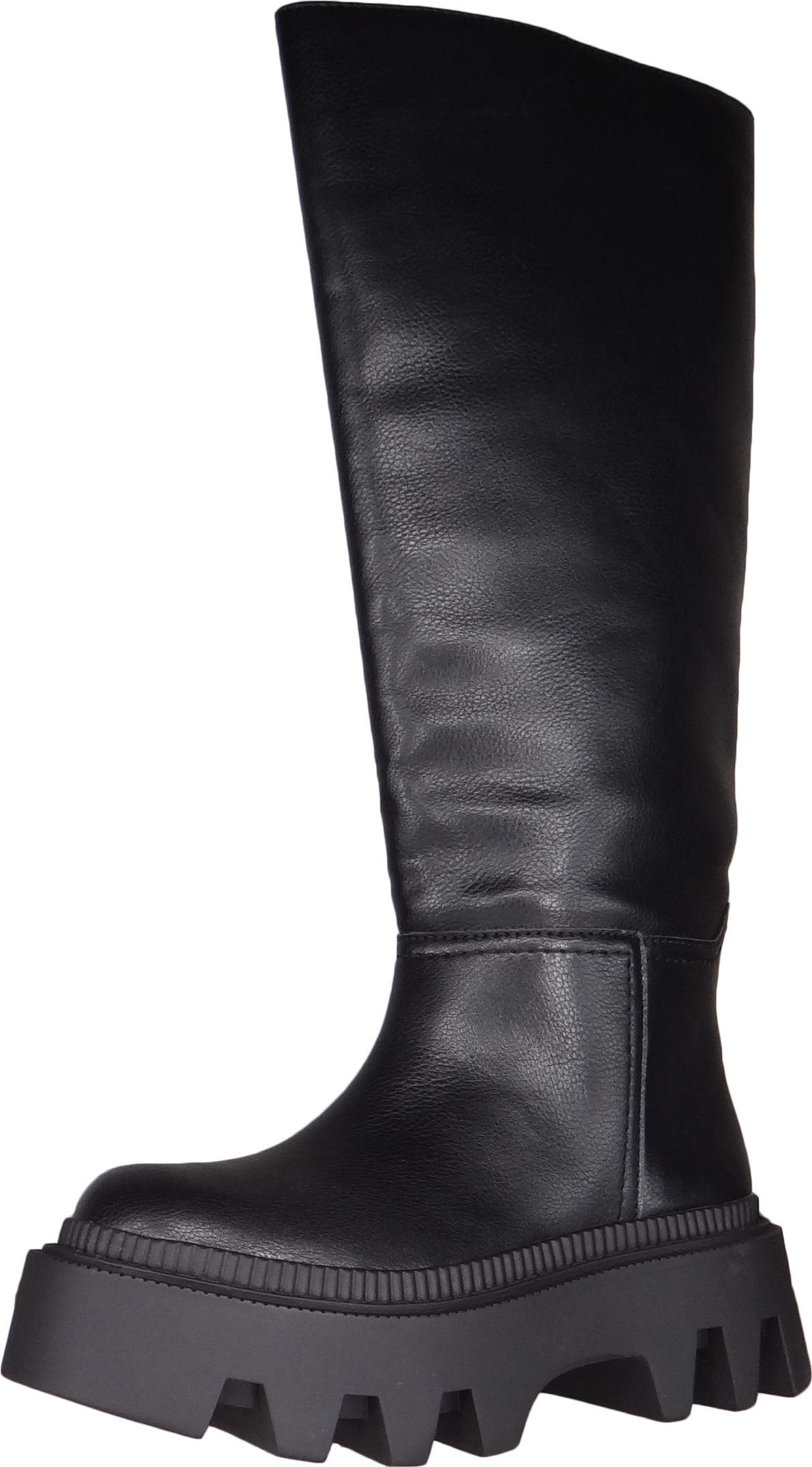 Buffalo Flora Boot - Vegan Nappa - Schwarz Kunstleder Größe: 41 Normal 1220026