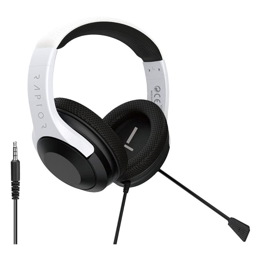 Raptor Gaming RG-H300-W Raptor Gaming Headset H300 Playtstaion 5 weiß     3,5 Klinke