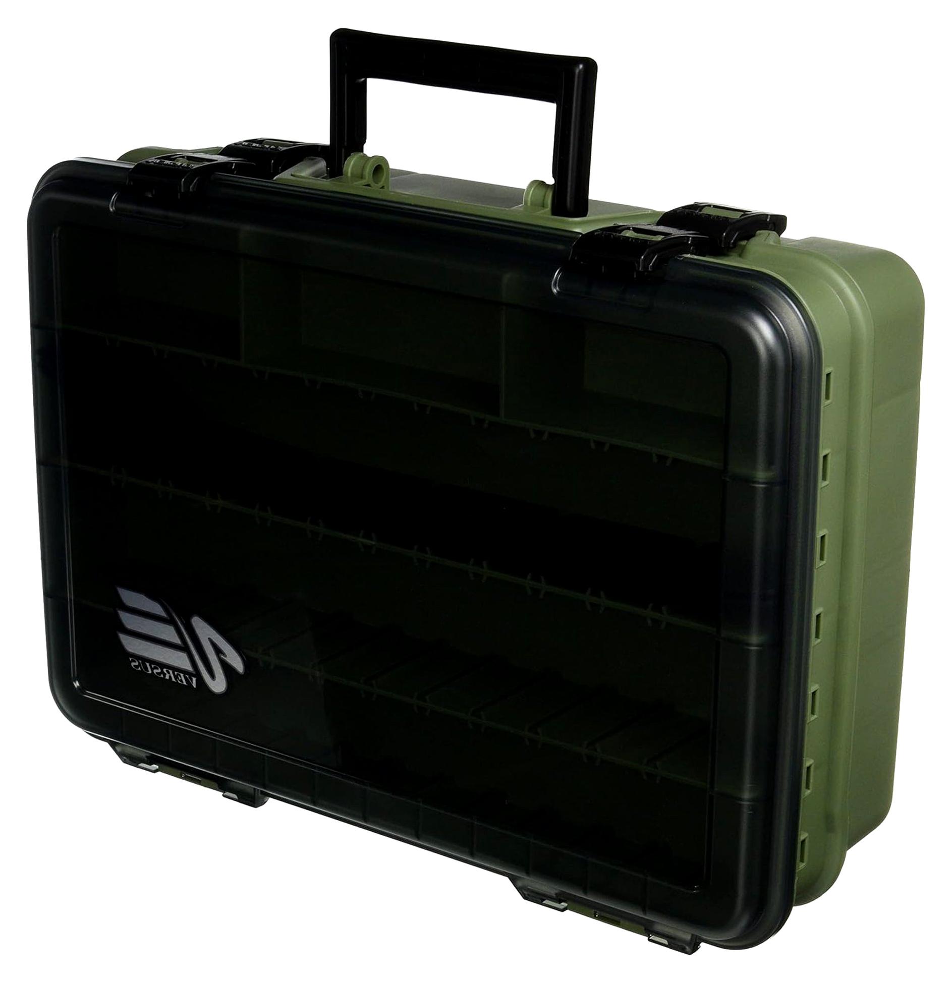 Markenlos Köderbox Grün VS-3070, Oberseite 36,5x24,7x5,3 cm, Unterseite 36,5x24,7x5,8 cm
