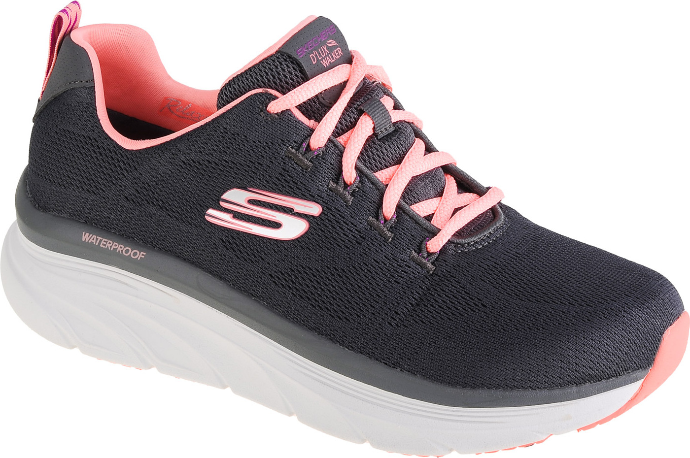 Skechers D' Lux Walker Get Oasis 149810-CCCL, tenisky, dámske, sivé, veľkosť: 38