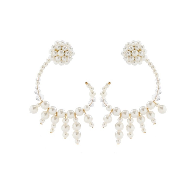 Flamenco Mystique Lange Ohrhänger KWS18 aus unedlen Metalllegierungen, 9x5 cm, ohne Nickel und Chrom CA23577