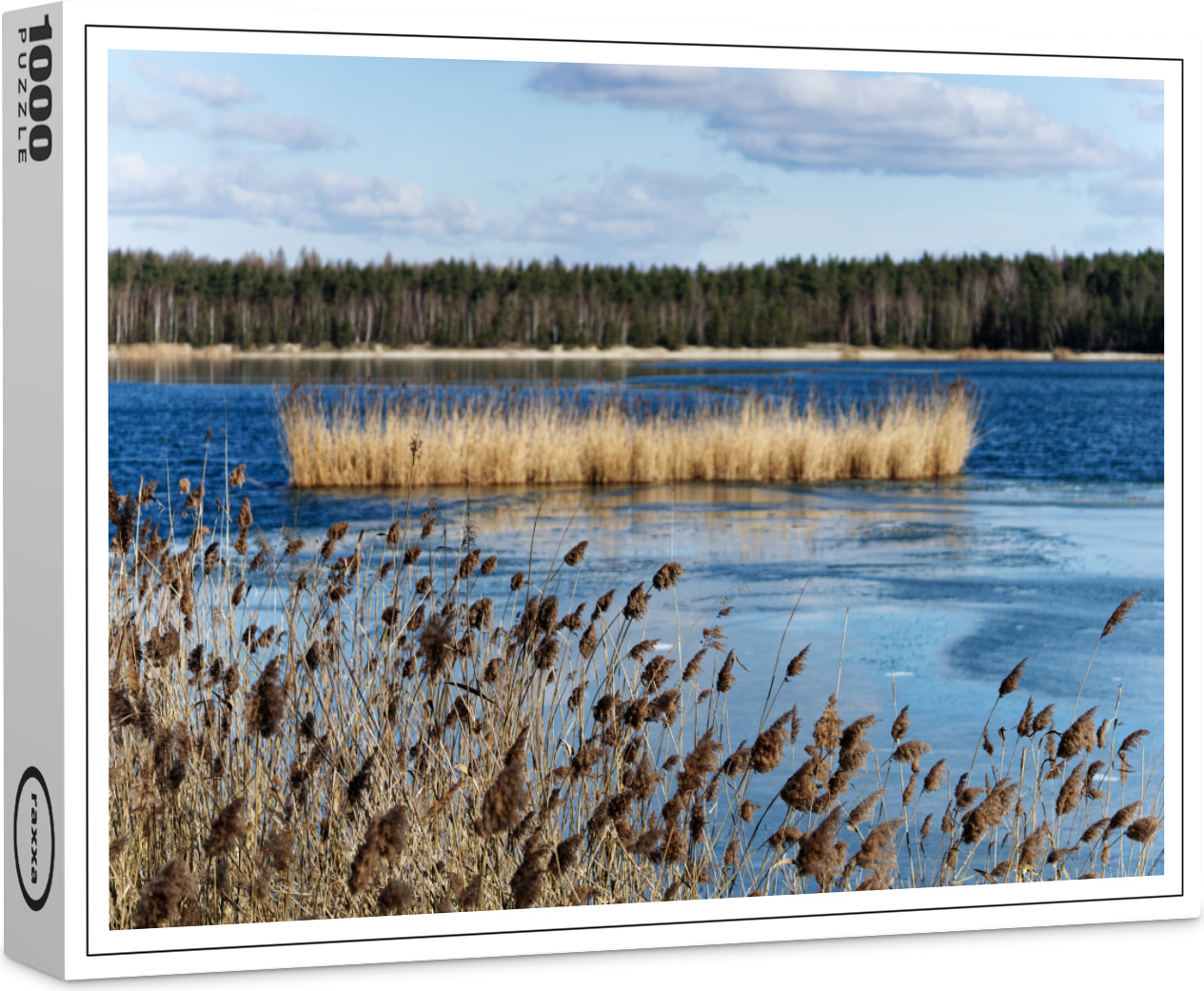 raxxa Premium-Puzzle "Winterruhe am See", 1000 Teile 1-14270-6919-218