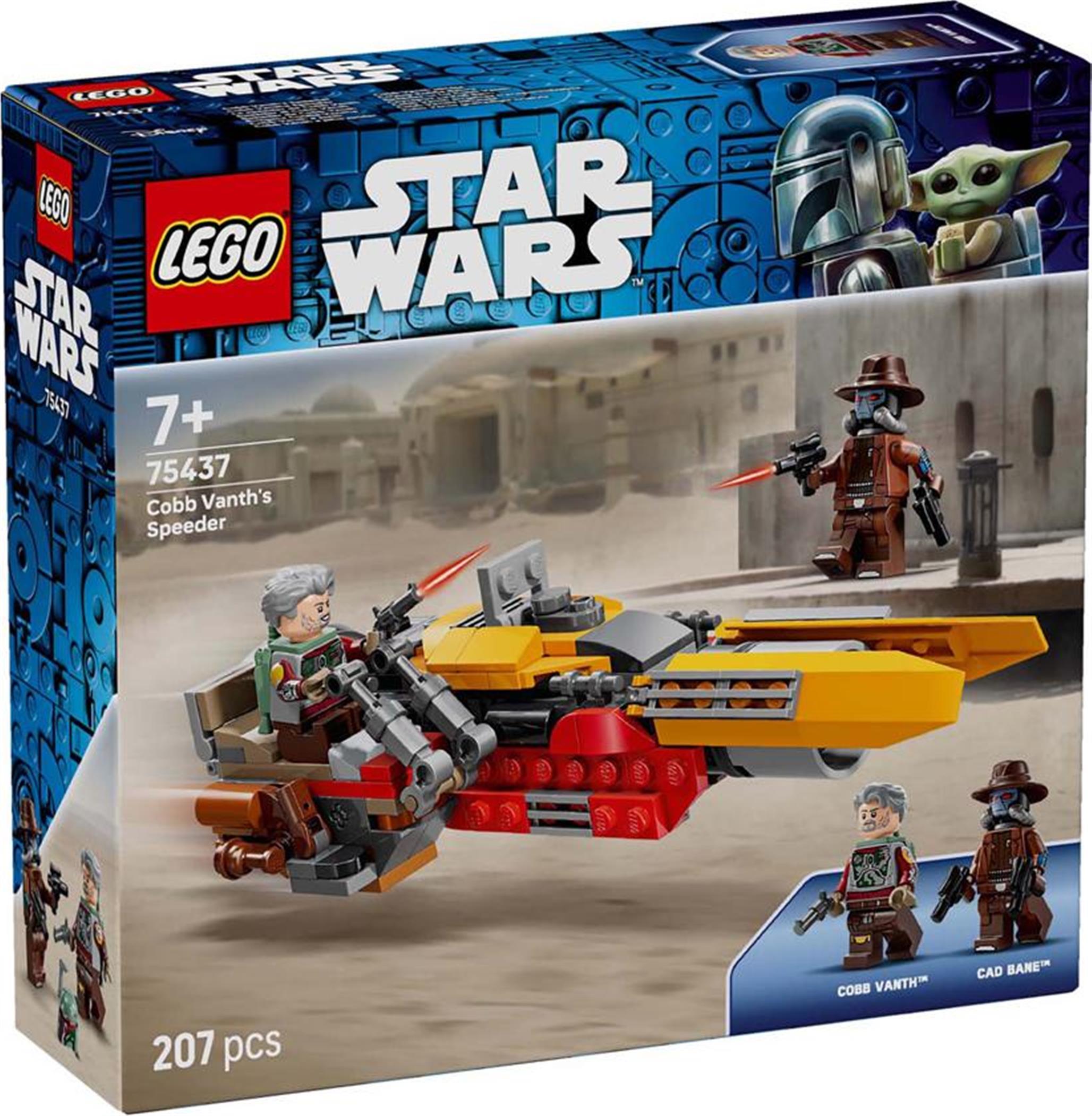 LEGO Star Wars Cobb Vanth a jeho spíder, Stavebnica, 7 rok / roky, Plast, 207 kusov, 261 g