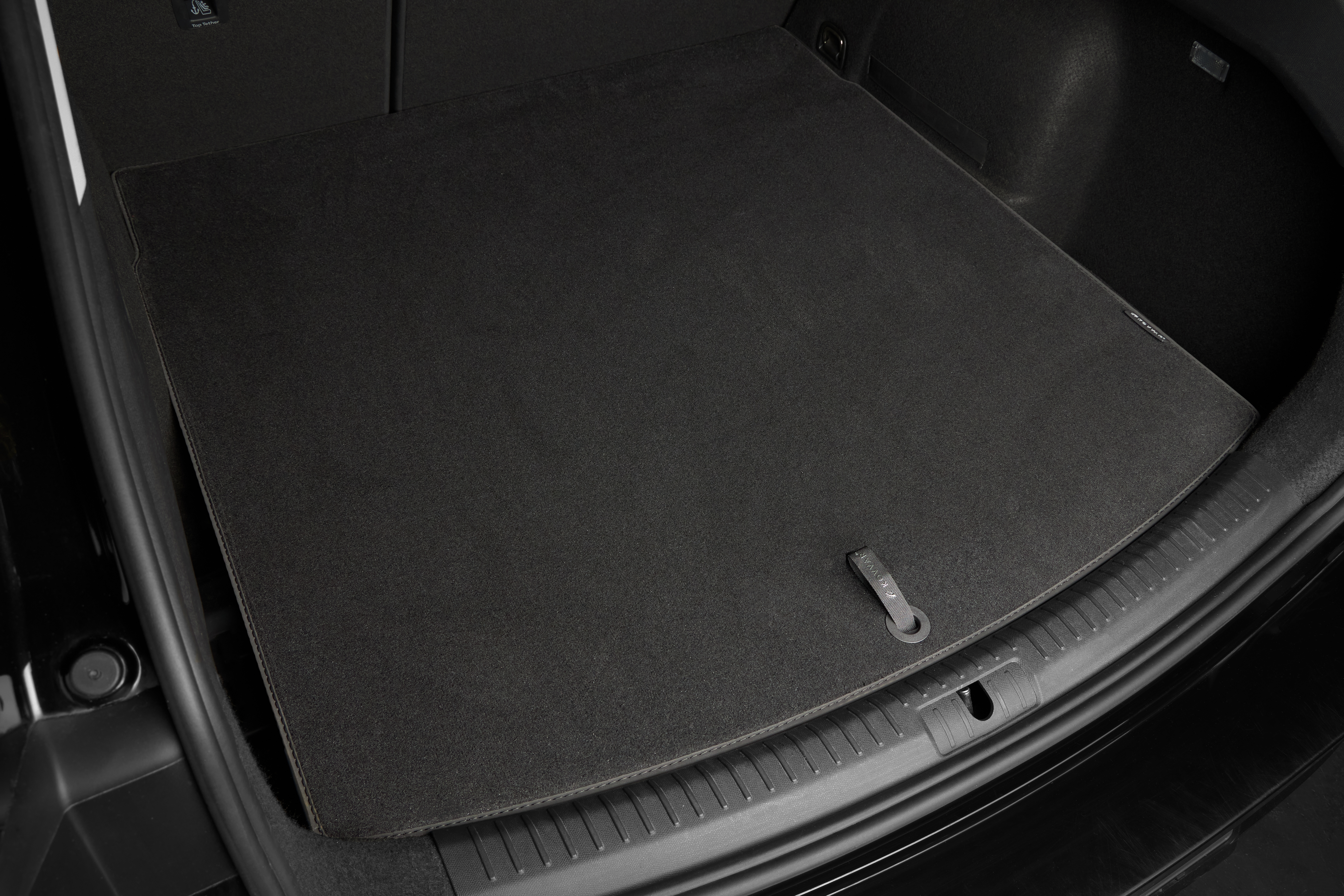 Auto Tappetino per Bagagliaio per Mini Aceman E SE (seit 2024), Antiscivolo Impermeabile Tappeto Baule Fodera Bagagli Interni Accessori,B Black Beige